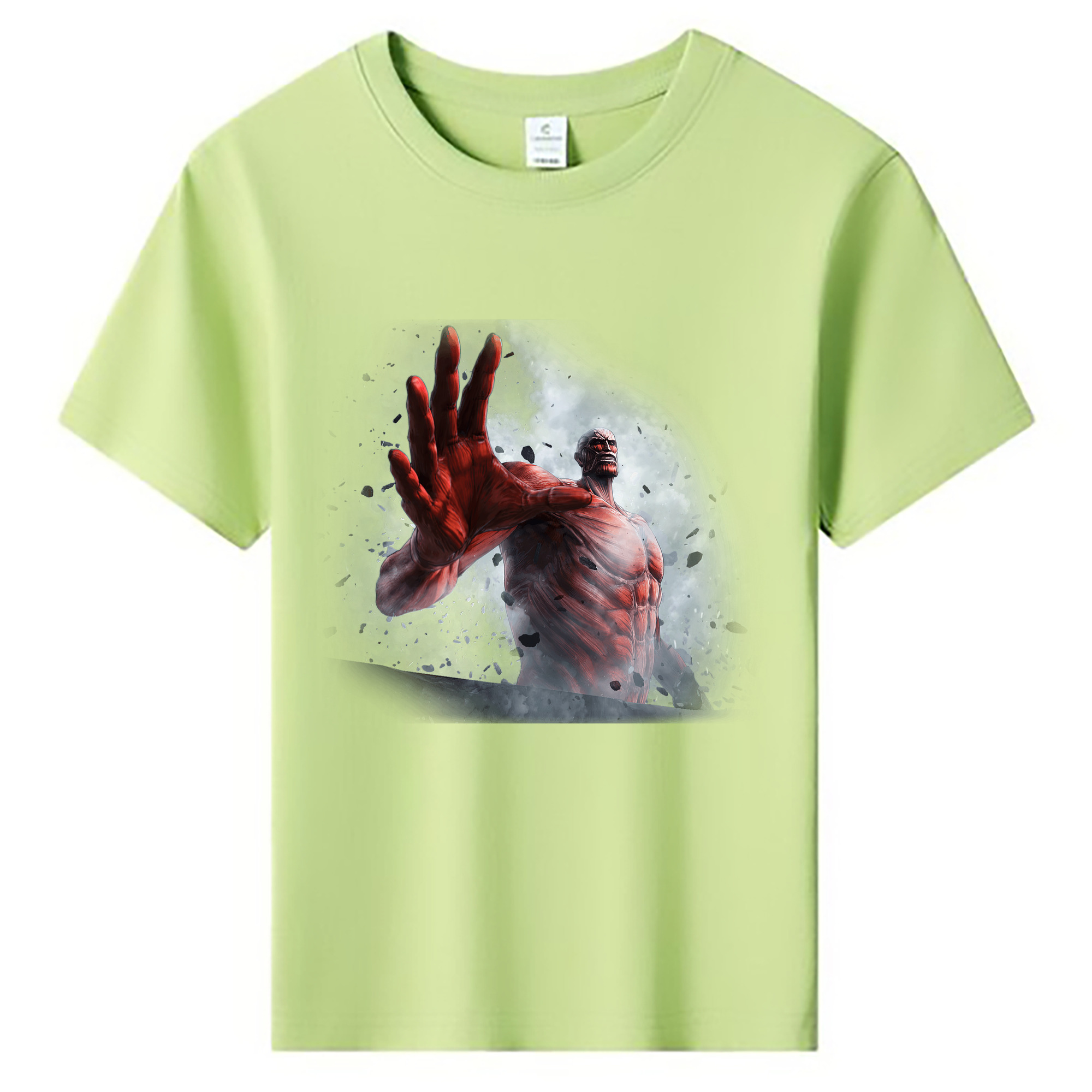 （画像用） 進撃の巨人 Attack on Titan 綿100％キッズTシャツ（フロントプリント）